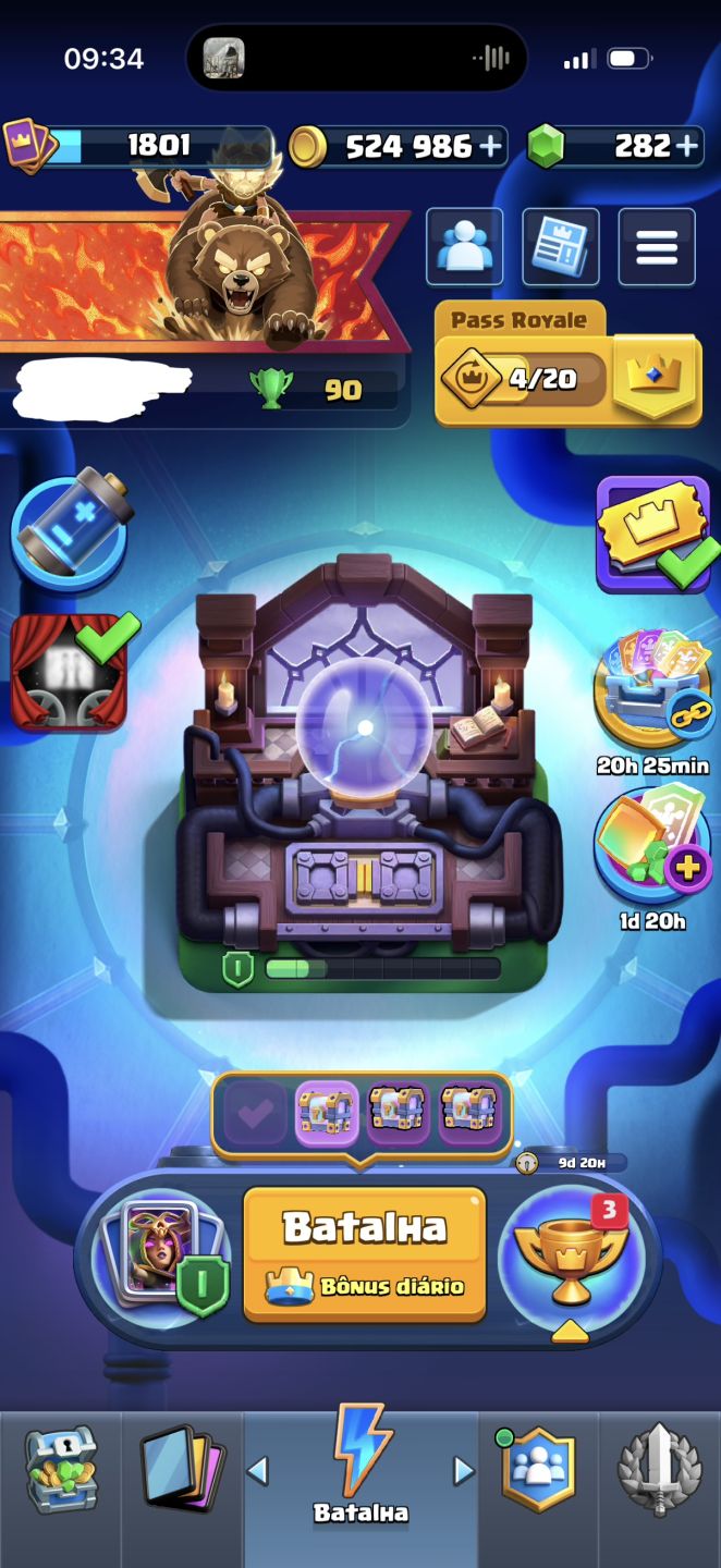 Conta Clash Royale 10 anos UPADA