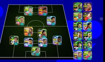 CONTA eFOOTBALL MOBILE | FORÇA 3220 | 2,6 MILHÕES DE GP | CRAQUES 105+