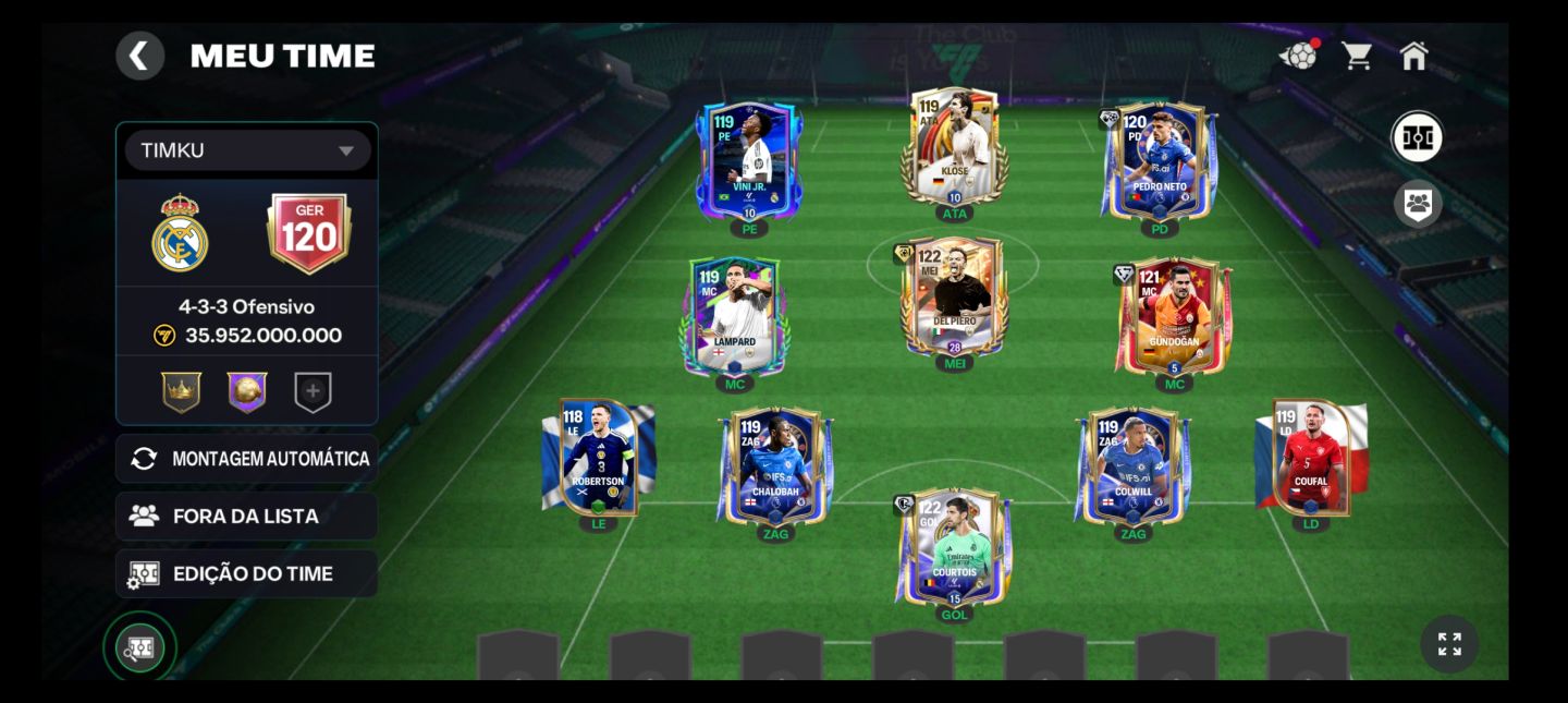 Conta de fc boa dmss!!! DEL PIERO!!