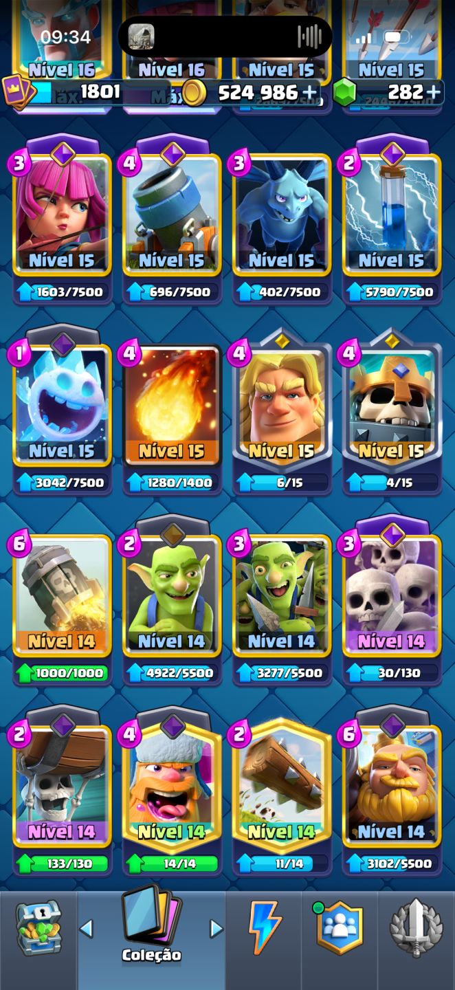 Conta Clash Royale 10 anos UPADA