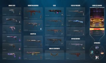 CONTA VALORANT COM DIVERSAS SKINS