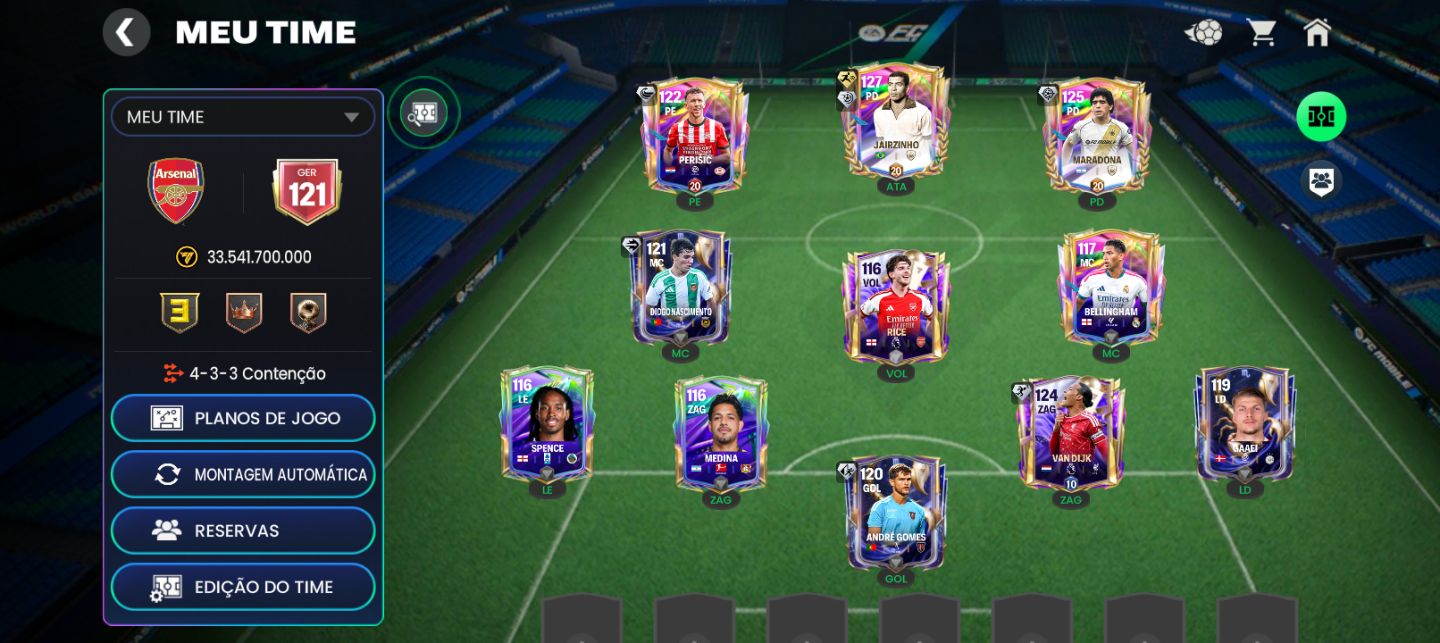 EA FC Mobile | GER 121| Jairzinho + Maradona conta recém criada