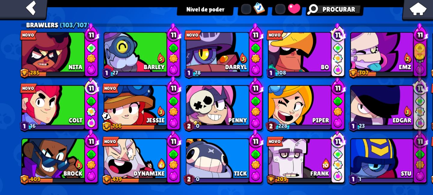 OPORTUNIDADE! Conta Brawl Stars Lendário 1 32k de troféus 35k de Gold 15k de pp