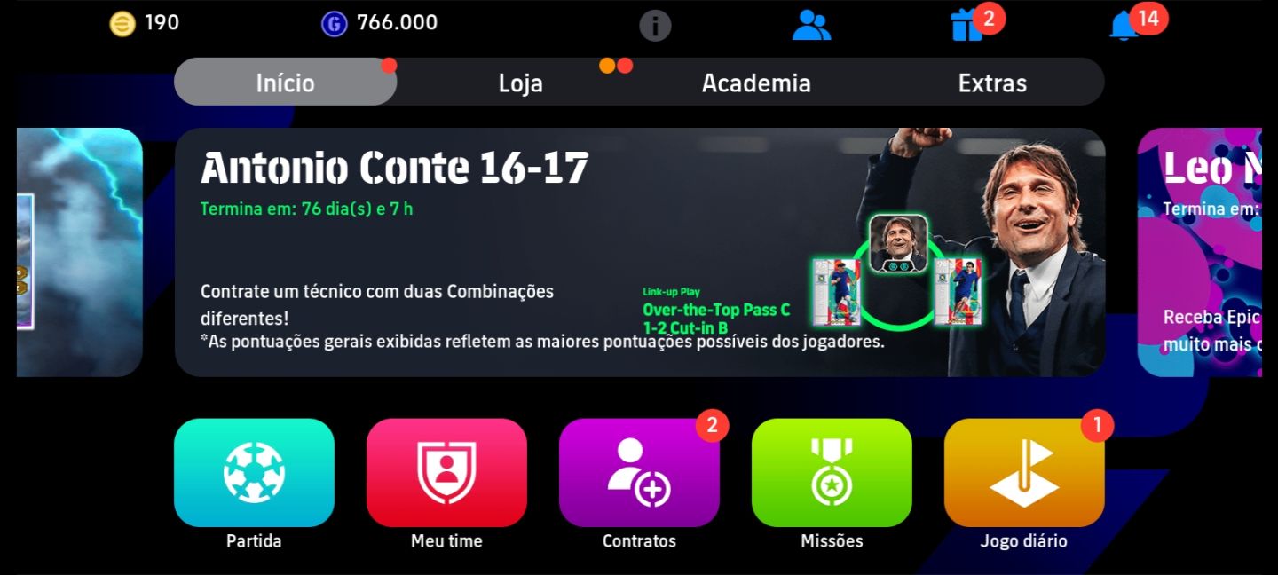 CONTA EFOOTBALL | WAYNE ROONEY ÉPICO + AGÜERO ÉPICO + GERRARD + 190 MOEDAS!
