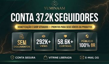 CONTA TIKTOK 37,2K SEGUIDORES, MONETIZAÇÃO E SHOP APROVADO | NICHO POLITICA