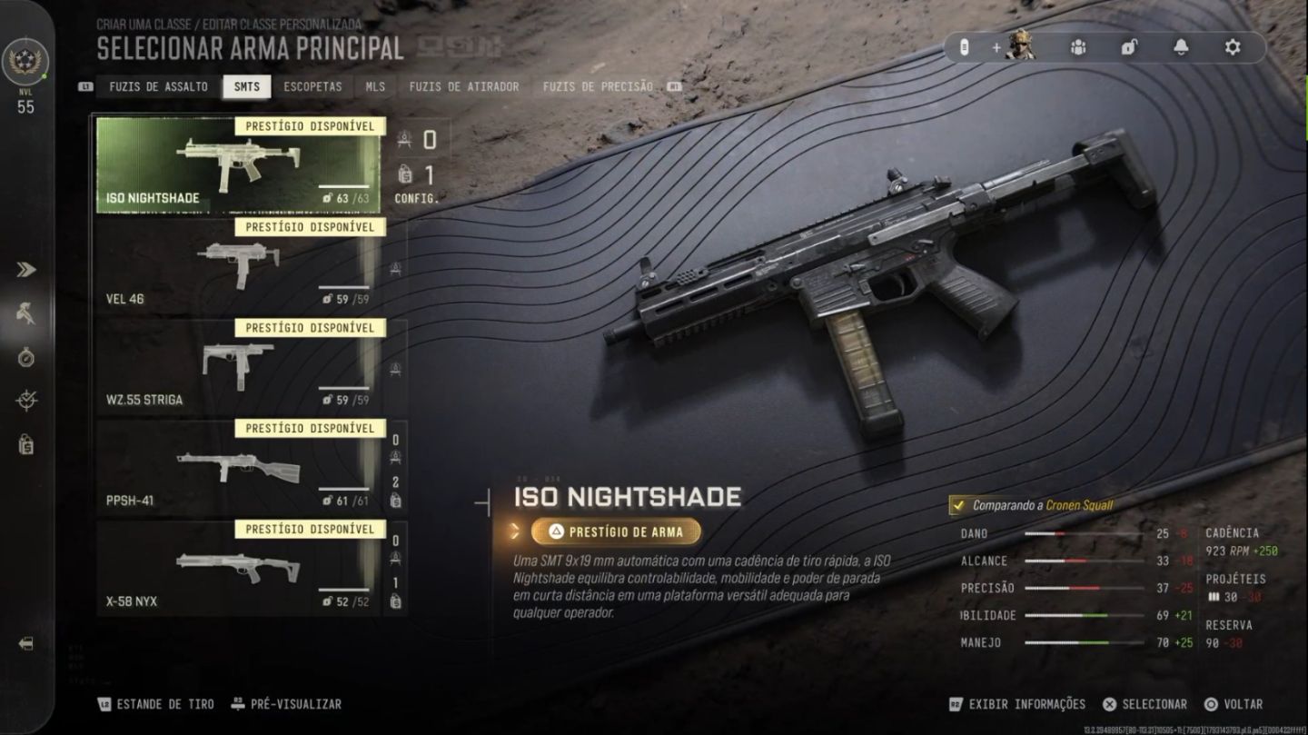 Contas Warzone/MP MW4 Armas Upadas + Prestigio de Nivel