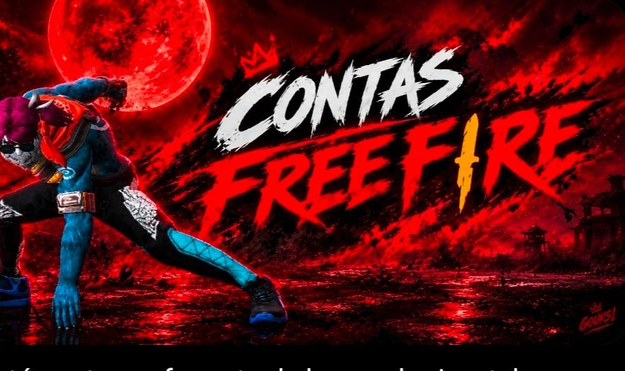 Contas de free fire gemadas com parcerias e passes antigos