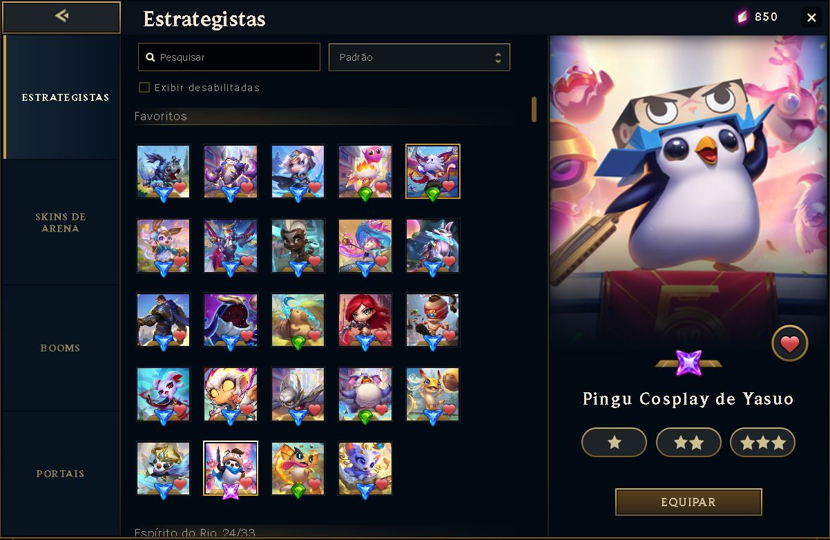 CONTA LOL +TFT + VALORANT LVL 765 - SKINKS NO LOL E VALORANT preço a combinar