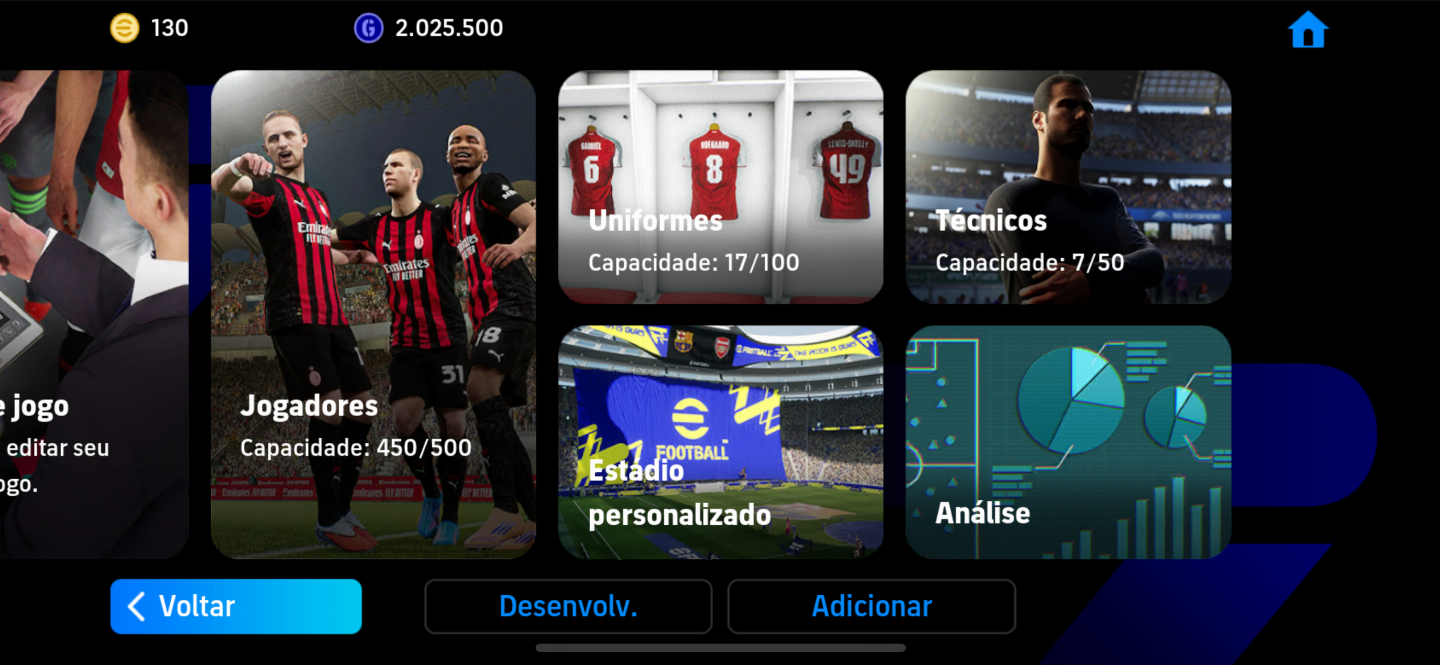 CONTA EFOOTBALL FORÇA 3165