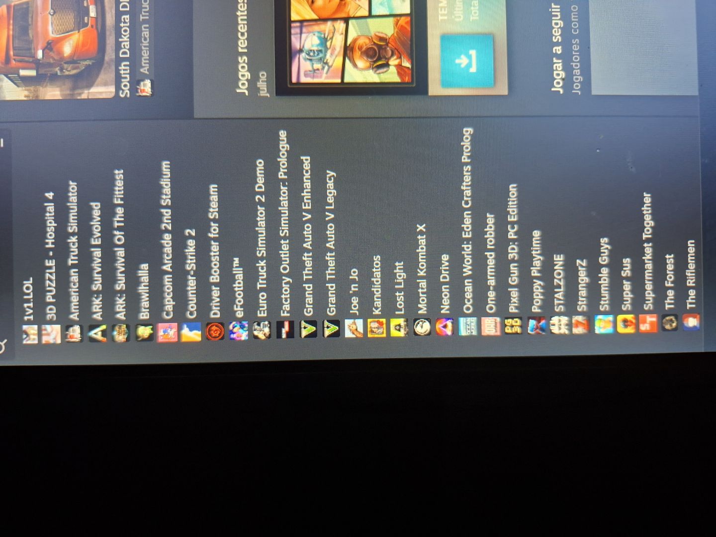 Conta de steam