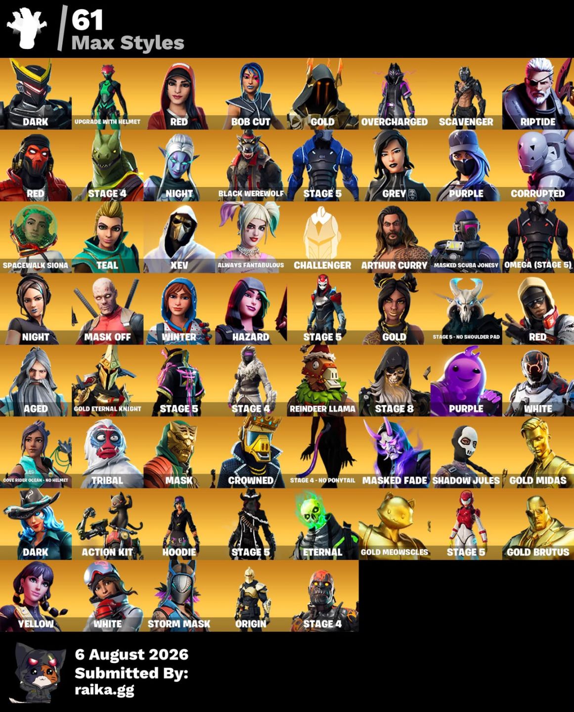 CONTA FORTNITE OG