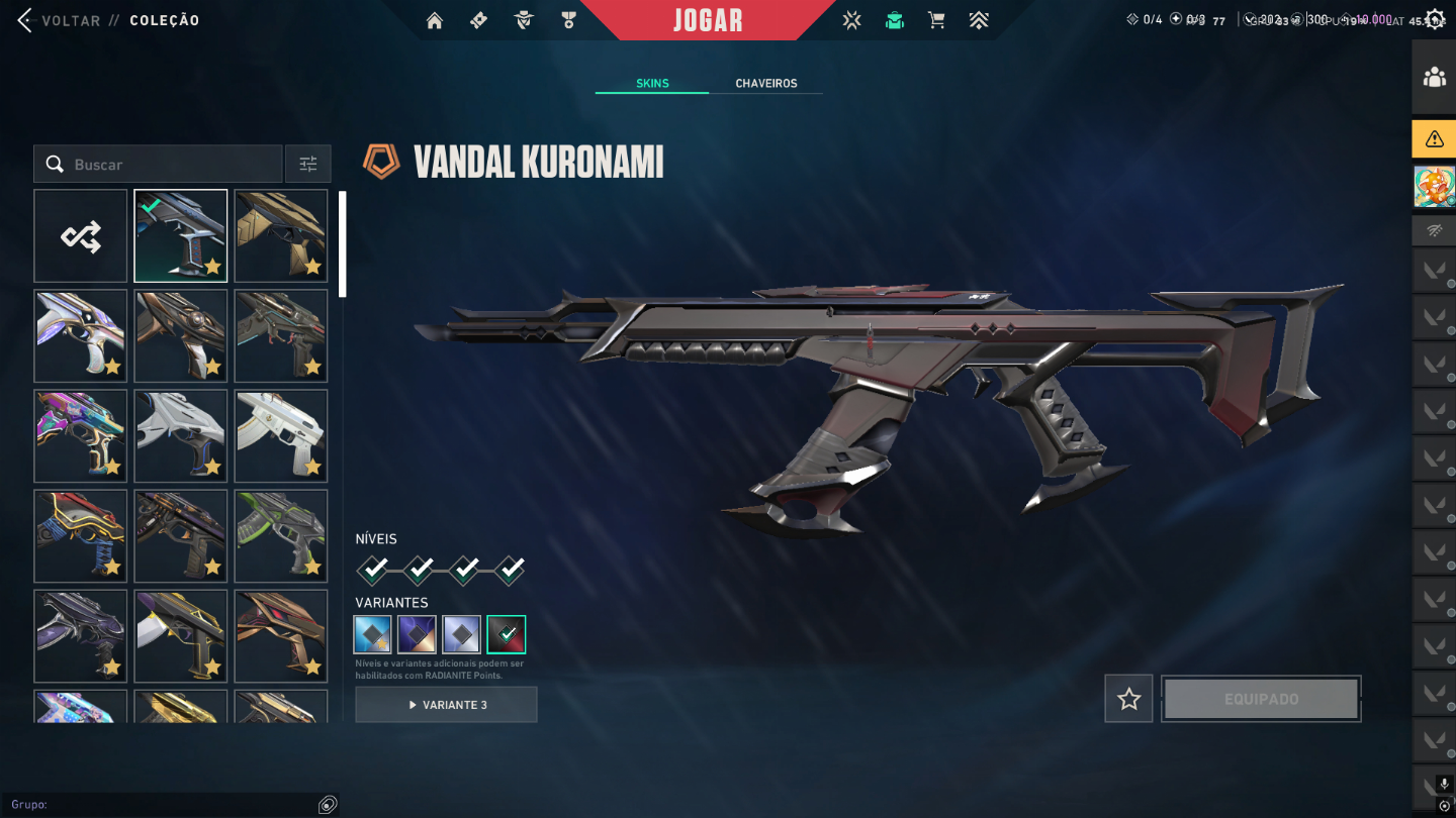 CONTA DE VALORANT +DE R$2800 GASTOS EX D1