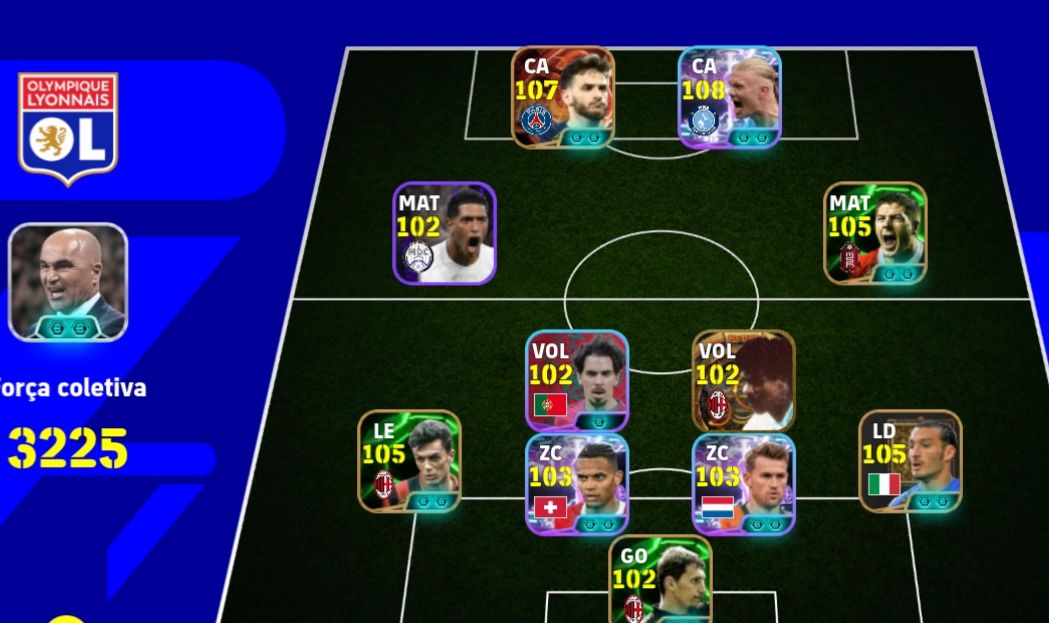 Conta com 3225 efootball