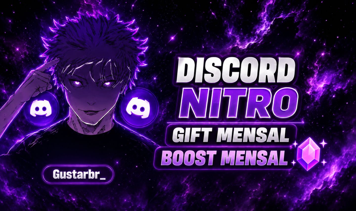 Serviços Discord: Nitro e boost