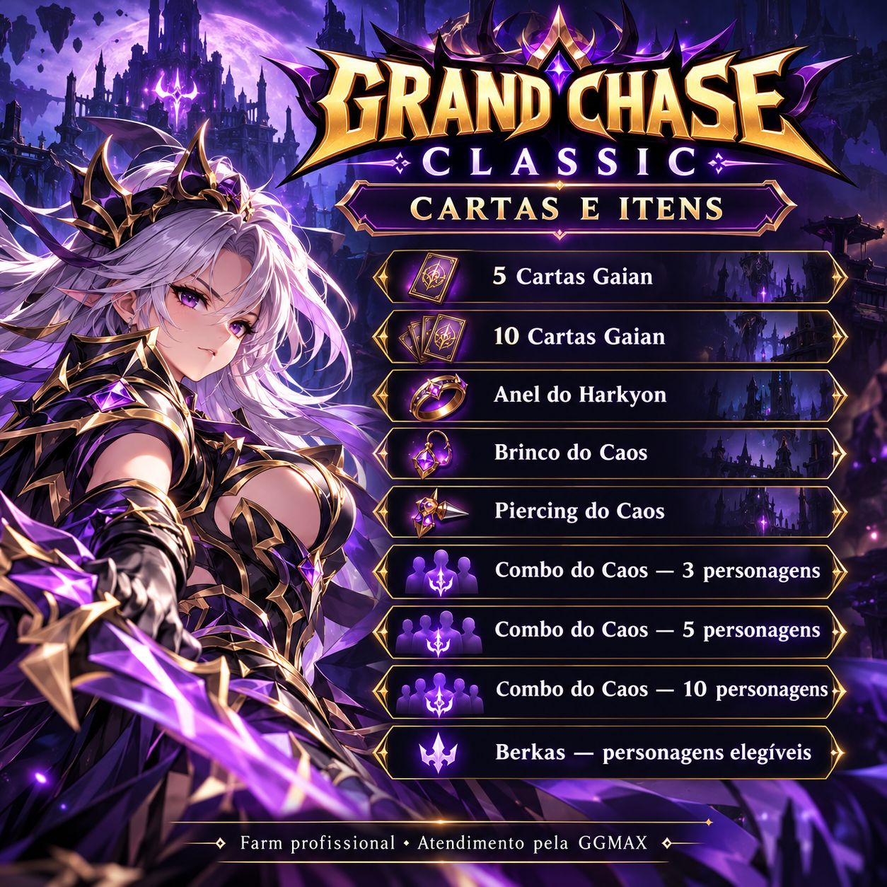 GRAND CHASE CLASSIC | FARM PROFISSIONAL | PACOTES E SERVIÇOS