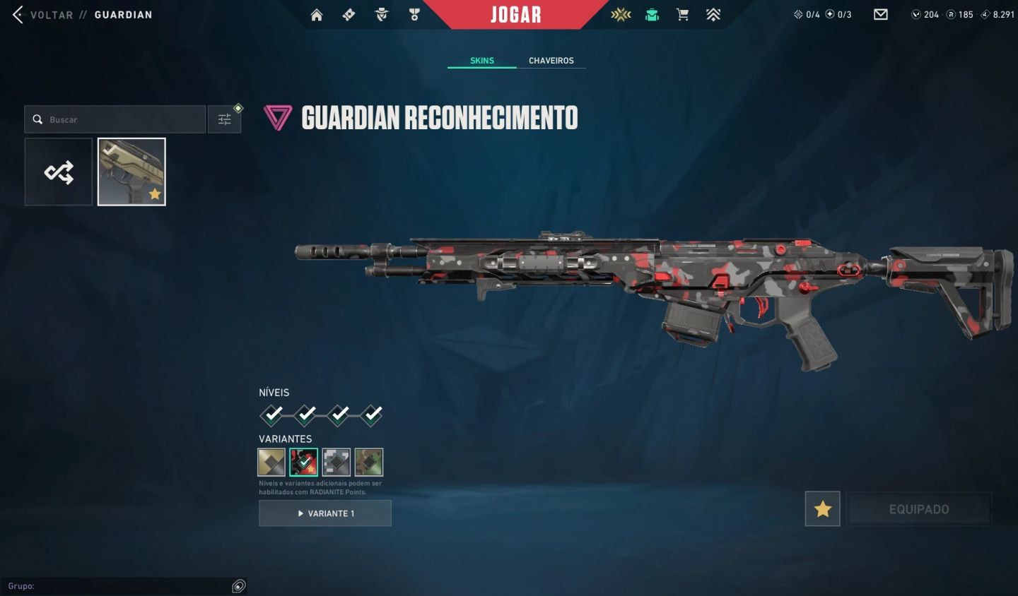 Conta Valorant Com XenoCaçador E Outras Skins