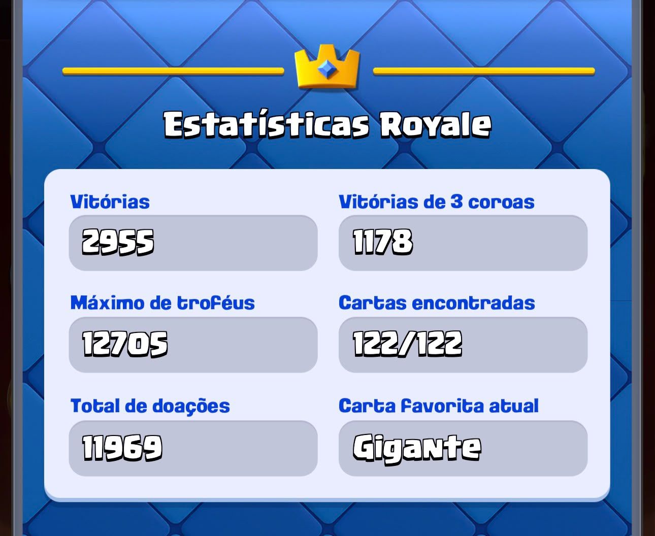 CONTA CLASH ROYALE 4 ANOS DE JOGO (Valor Negociável)