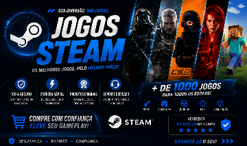 Contas Com Jogos Steam Baratos | Entrega Rápida e Segura