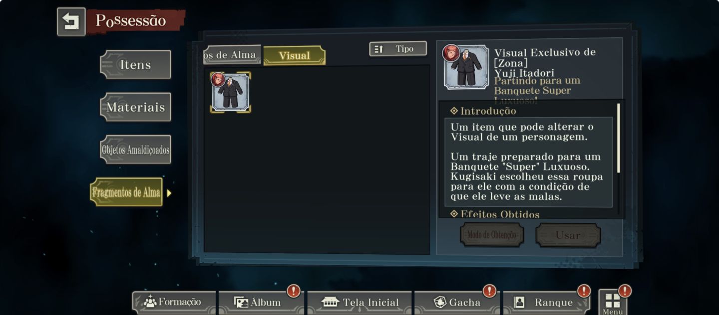 Conta JJK PAREDE 10 LIMITADO 50K DE CUBOS 5 DUPES 620 Tickets E MUITOS METAS