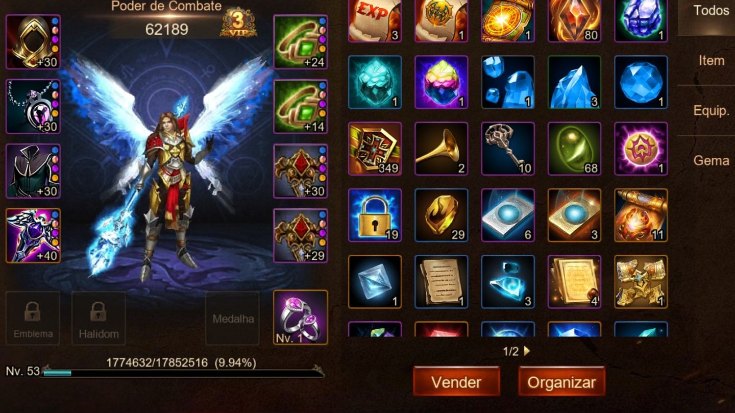 Conta WARTUNE ULTRA (Legend Online)