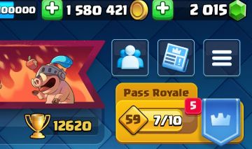 Conta clash royale 13k troféus