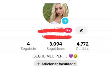 CONTA TIKTOK 3K DE SEGUIDORES BRABA DEMAIS