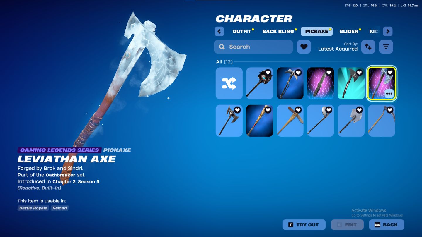 CONTA OG FORTNITE CAP. 1 TEMP. 5 | 170 SKINS RARAS + MACHADO LEVIATHAN + ITENS