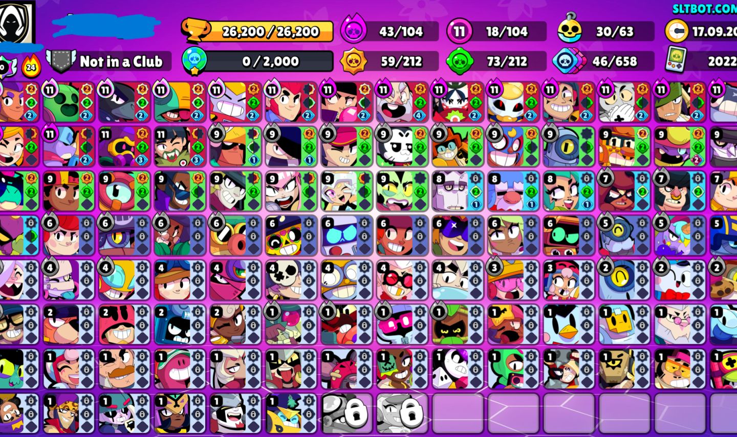 Conta de brawstars rara com 400+ gemas e diversas skins raras