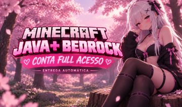 Conta Minecraft Original (Java + Bedrock) | Melhor preço.