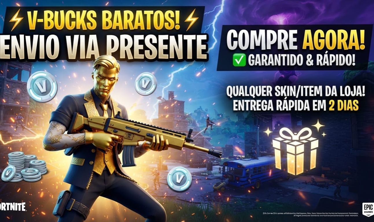 Fortnite V-Bucks | Presentes na Loja | Escolha Seu Item