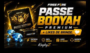 [OFORTUNIDADE] PASSE PREMIUM ATUAL FREE FIRE + LIKES DE BRINDE | ENTREGA RÁPIDA