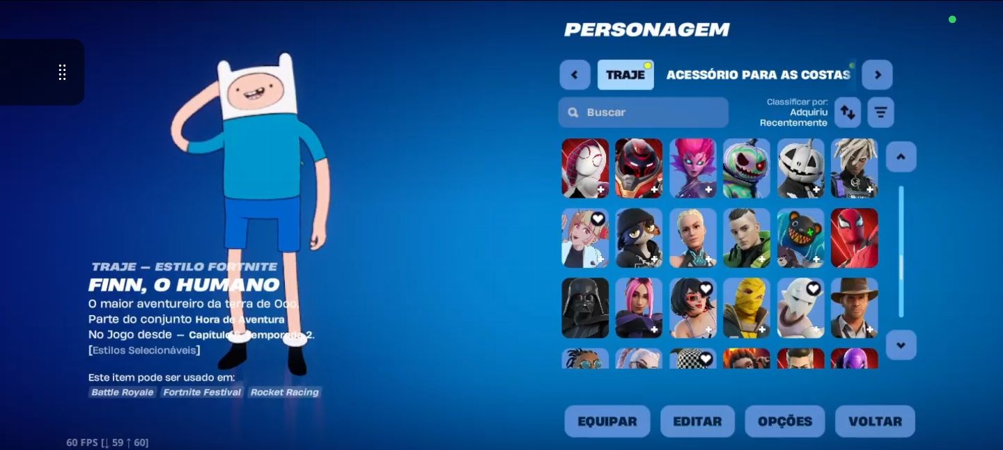 Conta fortnite skin rara