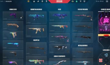 CONTA VALORANT COM R$1.860 GASTOS, MUITAS SKINS COLECIONÁVEIS E +!!