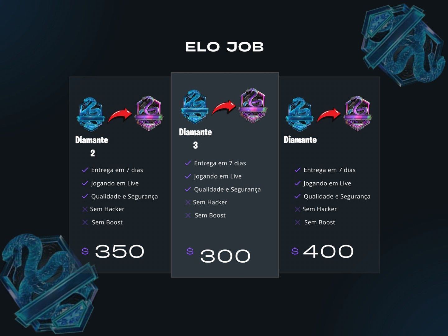 Elo job warzone ate iridescente