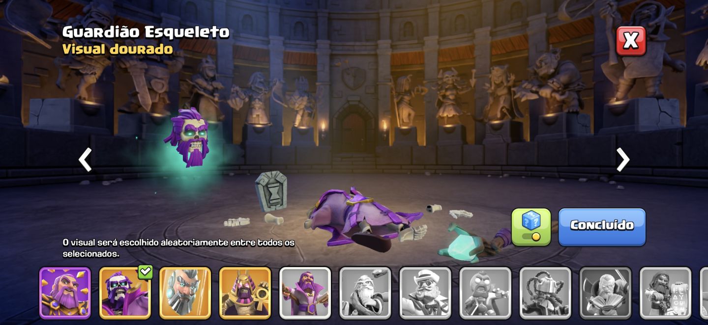 Conta de clash of clã semi-full 90%