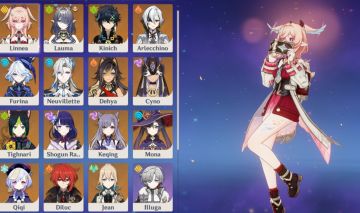Genshin: conta AR56 8 personagens limitados e 7 mochileiros