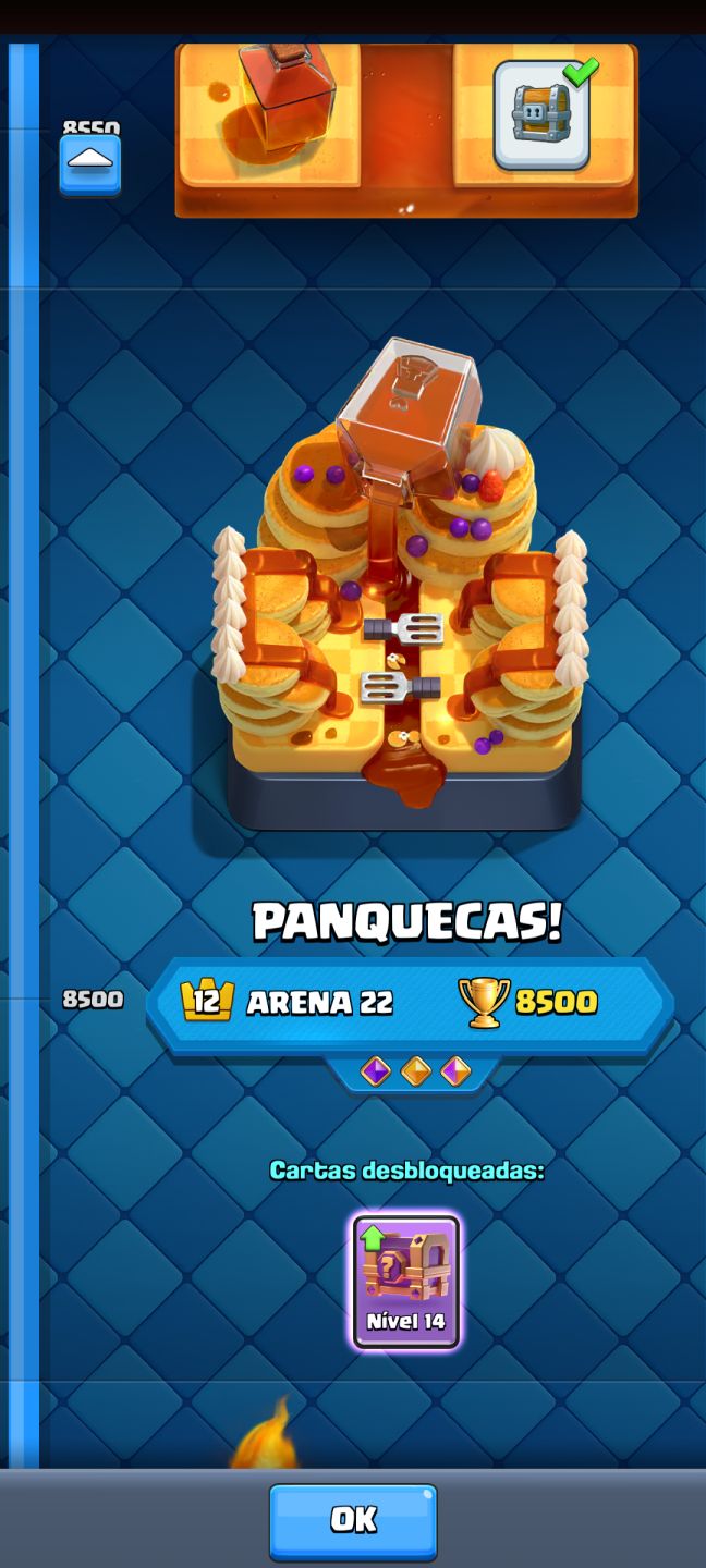 Conta de clash royale arena 21