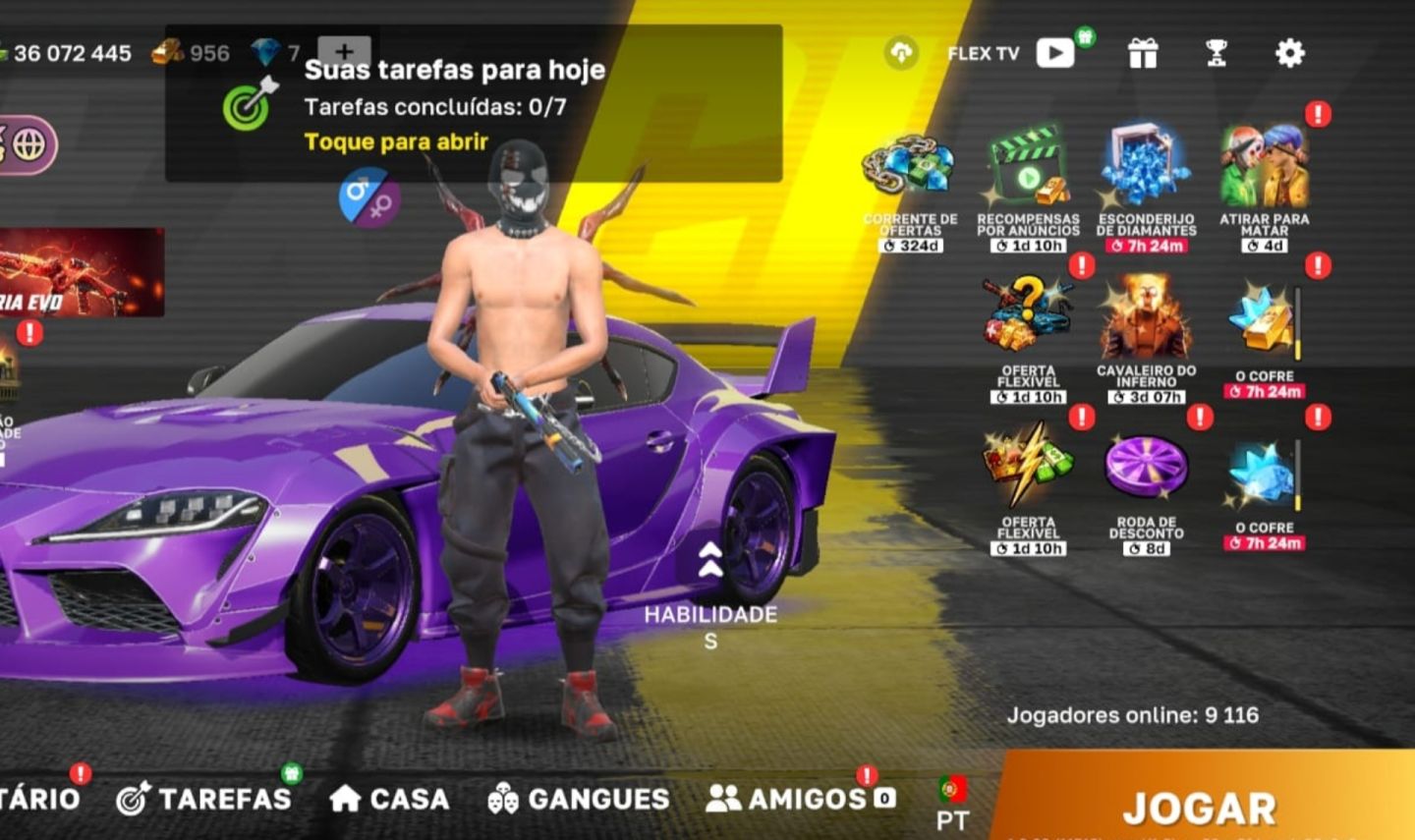 Conta Super Rara Flex city (olhem a descrição)Gasto mais de 1000 reais na conta