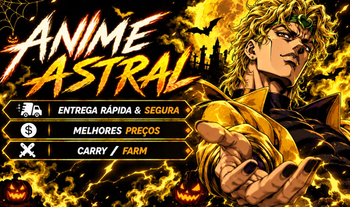 [ANIME ASTRAL] (JOJO UPDATE) CARRY EM RAIDS | UP DE CONTA | FARM- MELHOR PREÇO