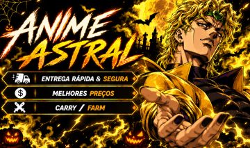 [ANIME ASTRAL] (JOJO UPDATE) CARRY EM RAIDS | UP DE CONTA | FARM- MELHOR PREÇO