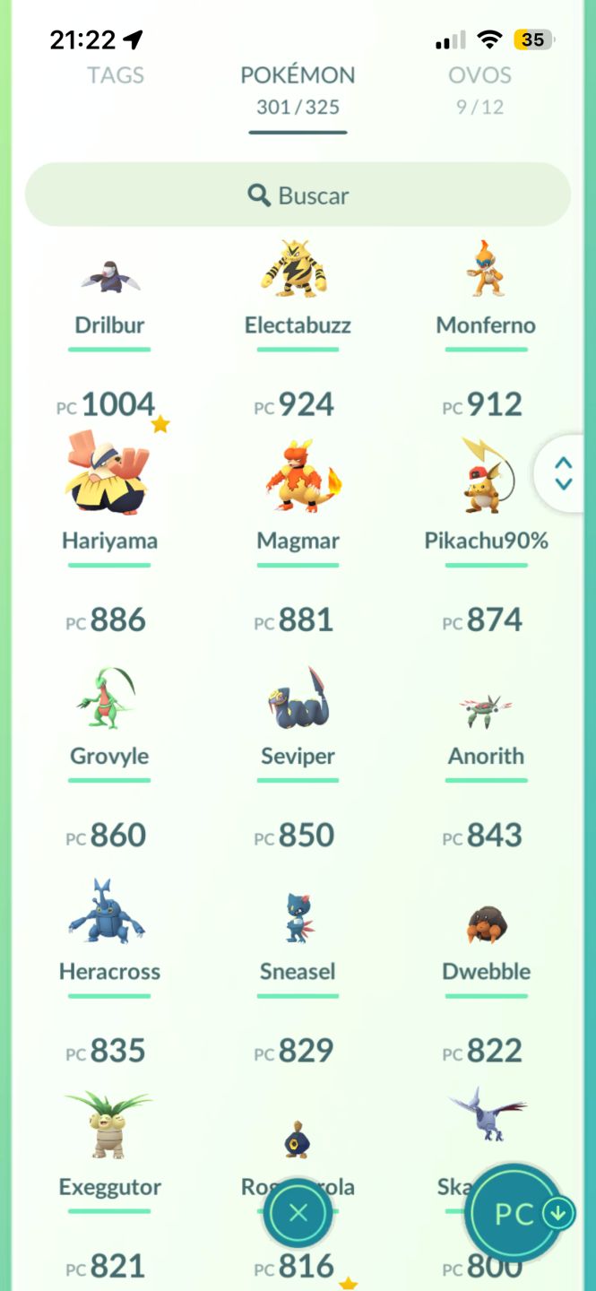 Conta pokemon level 27 charizard shiny