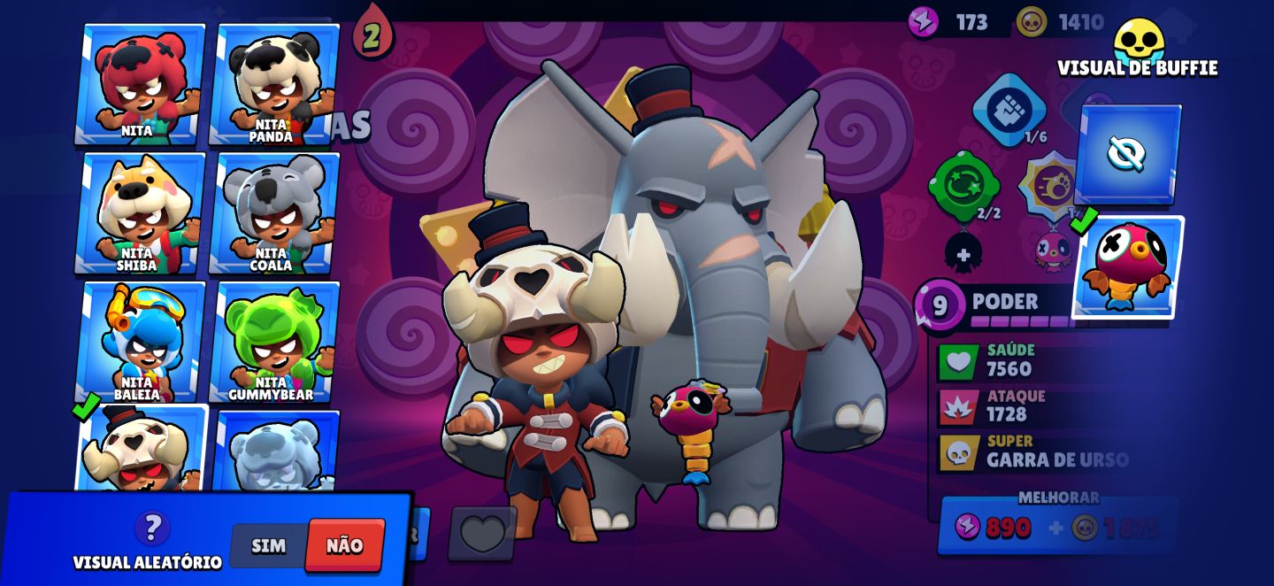 CONTA INCRÍVEL DE 72.7K DE TROFÉUS, 313 SKINS E TODOS OS BRAWLERS!