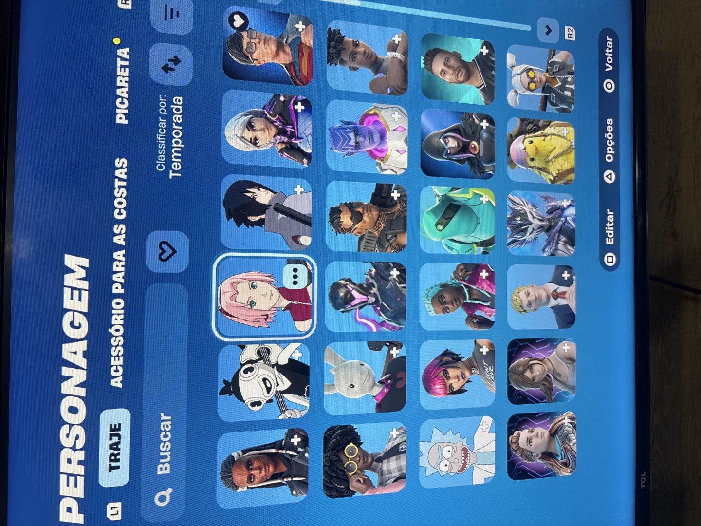 CONTA FORTNITE OG COM TRAVIS SCOTT | 205 SKINS | PICARETAS E ITENS RAROS