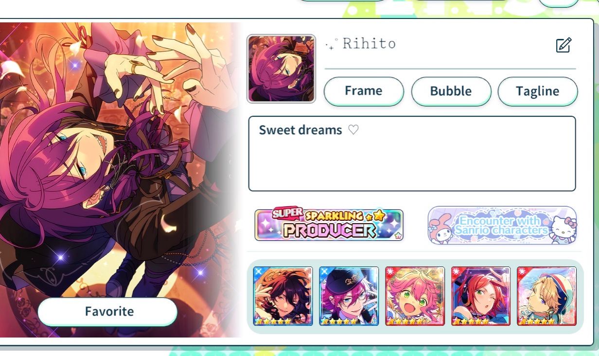 ENSEMBLE STARS - CONTA LV60 AVANÇADA