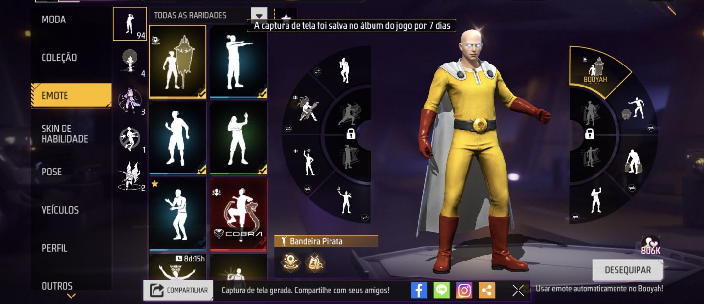 CONTA SUPER RARA DE FREE FIRE