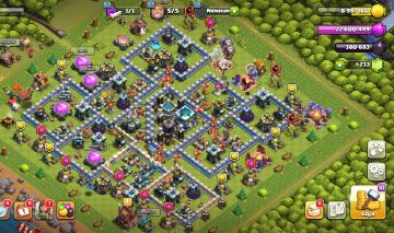 Contas Clash Of Clans Cv 13 Quase Full | Full Acesso