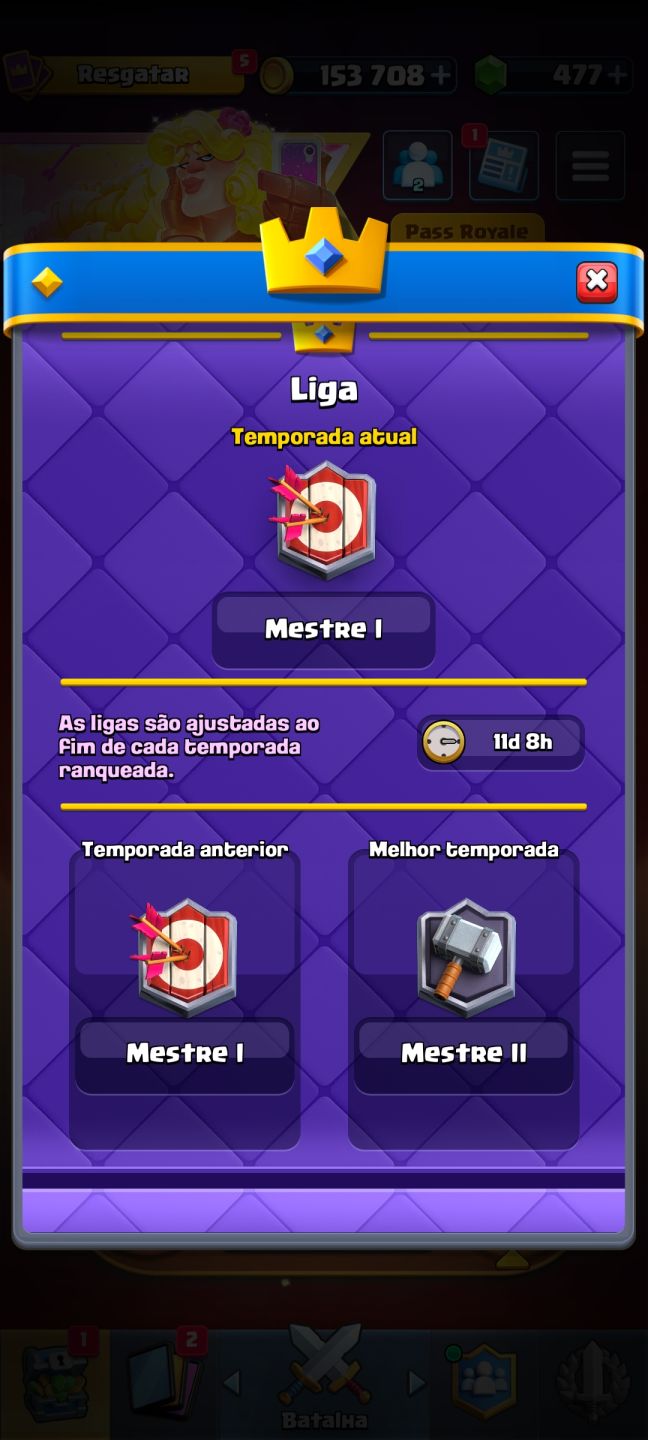 CONTA CLASH ROYALE PRA LOGO!