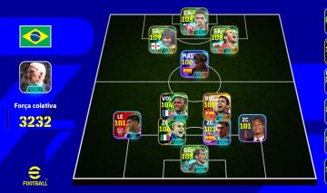 CONTA EFOOTBALL 3232 FORÇA|RODRI,VIEIRA,YAMAL,GEORGE BEST,SUÁREZ E BALE|TIME TOP