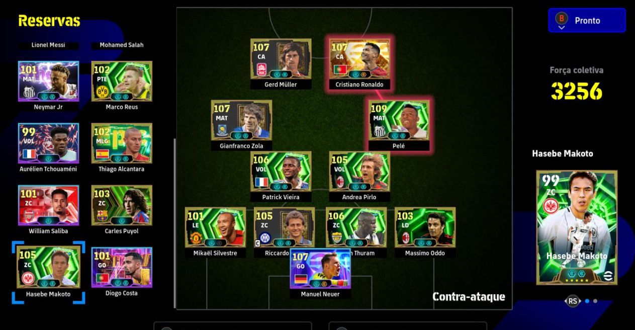 [ACESSO FULL] CONTA EFOOTBAL STEAM 5 BLITZ CURLER + CR7 COPA