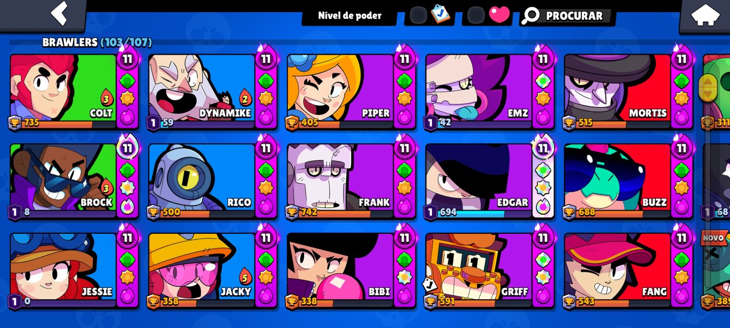 Brawl stars CONTA 9/10, +5 passe comprados, skin edgar rara